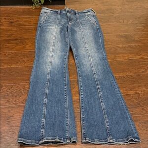 American Eagle Outfitters Blue Flare Jeans